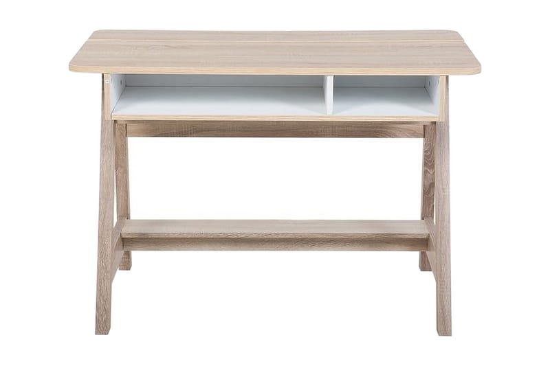 Jackson Skrivebord 110 cm med Oppbevaringshylle - Hvit - Møbler - Bord - Kontorbord - Skrivebord