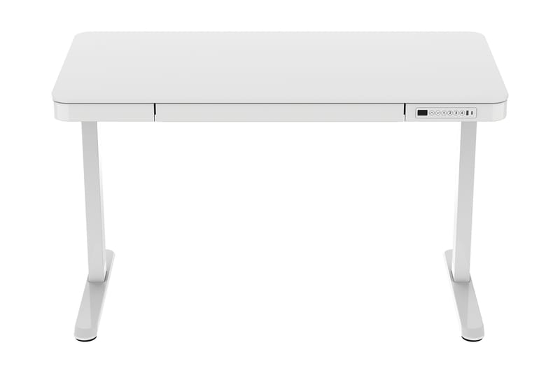 Kahchi Skrivebord 120 cm Hev og Senkbart - Hvit - Oppbevaring - Klesoppbevaring - Garderober & garderobesystem