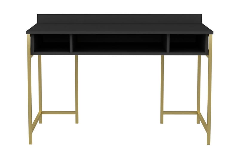 Malem Skrivebord 60x74,8x120 cm - Gull/Antrasitt - Møbler - Bord - Kontorbord - Skrivebord