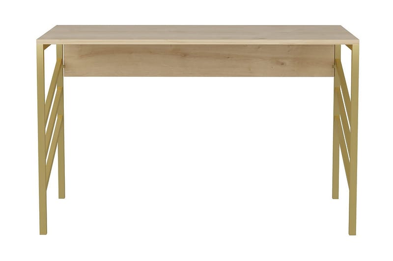 Malem Skrivebord 60x74,8x120 cm - Gull/Brun - Møbler - Bord - Kontorbord - Skrivebord