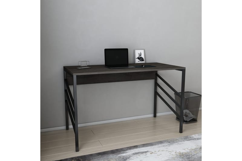 Malem Skrivebord 60x74,8x120 cm - Svart/Grå - Møbler - Bord - Kontorbord - Skrivebord