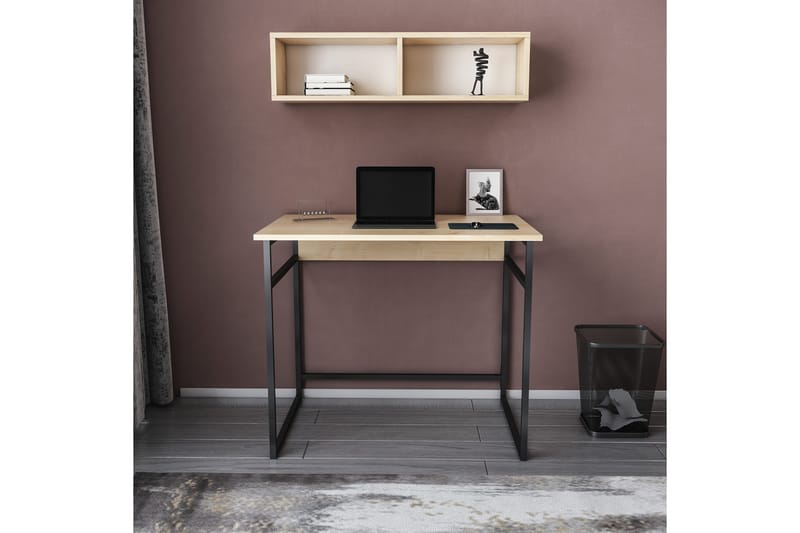 Malem Skrivebord 60x75x90 cm - Svart - Møbler - Bord - Kontorbord - Skrivebord