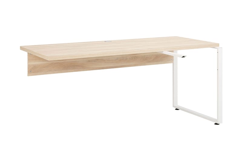 Neviges Skrivebordsdel 120 cm - Brun/Platinagrå - Møbler - Stoler & lenestoler - Benk - Skohylle med benk