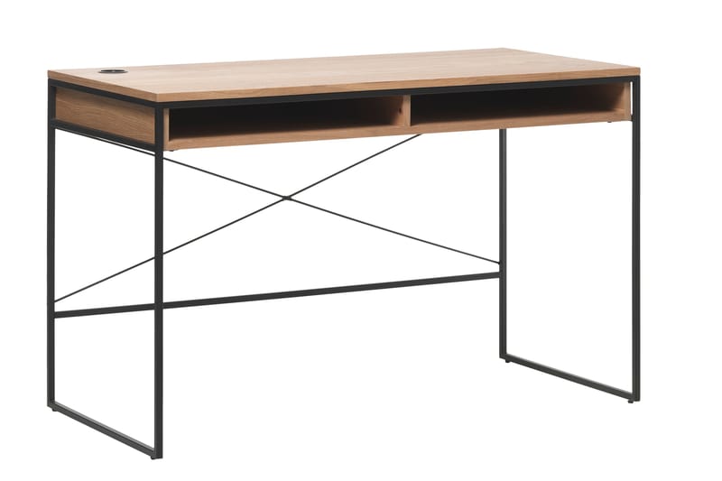 Norwey Skrivebord 120 cm - Natur - Møbler - Bord - Kontorbord - Skrivebord