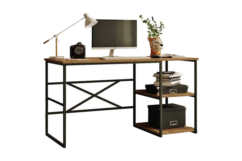 Parythe Skrivebord 140x75x140 cm med oppbevaring - Grønn - Oppbevaring - Oppbevaringsmøbler - Sideboard & skjenker