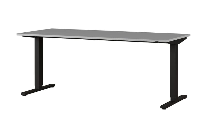 Picato Skrivebord 180 cm - Grå/Svart - Møbler - Bord - Kontorbord - Skrivebord