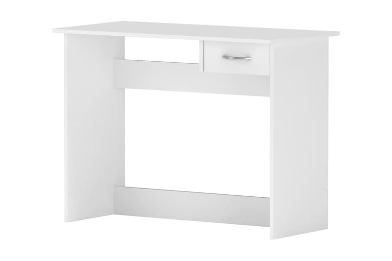 Romme Skrivebord 101 cm med Oppbevaringsskuff - Hvit - Møbler - Bord - Kontorbord - Skrivebord