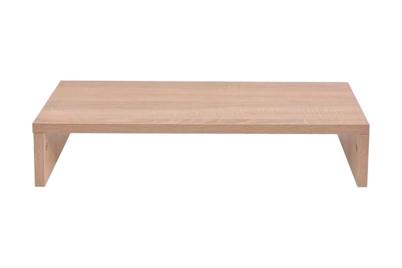 Skjermstativ sponplate 60x23,5x12 cm beige - Møbler - Bord - Kontorbord - Skrivebord