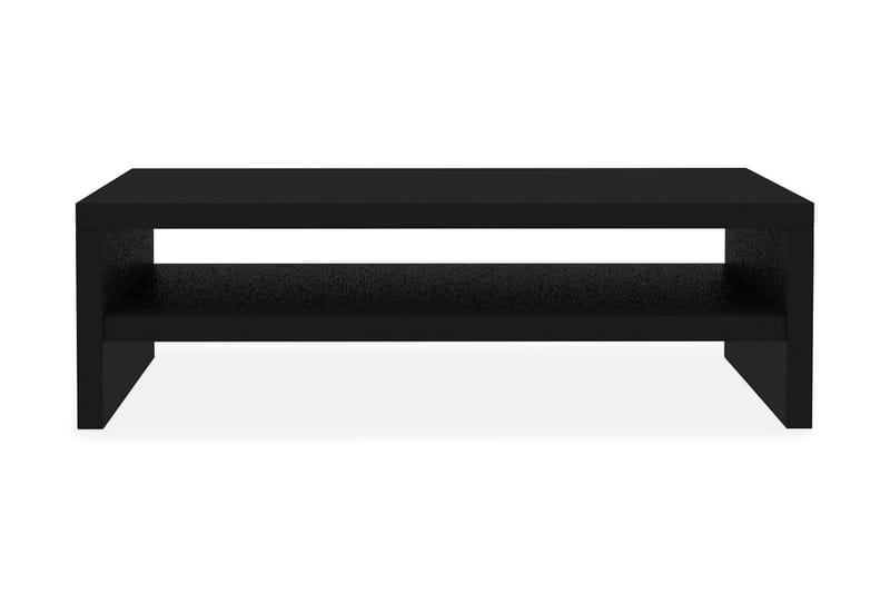 Skjermstativ svart 42x24x13 cm sponplate - Svart - Møbler - Bord - Kontorbord - Skrivebord