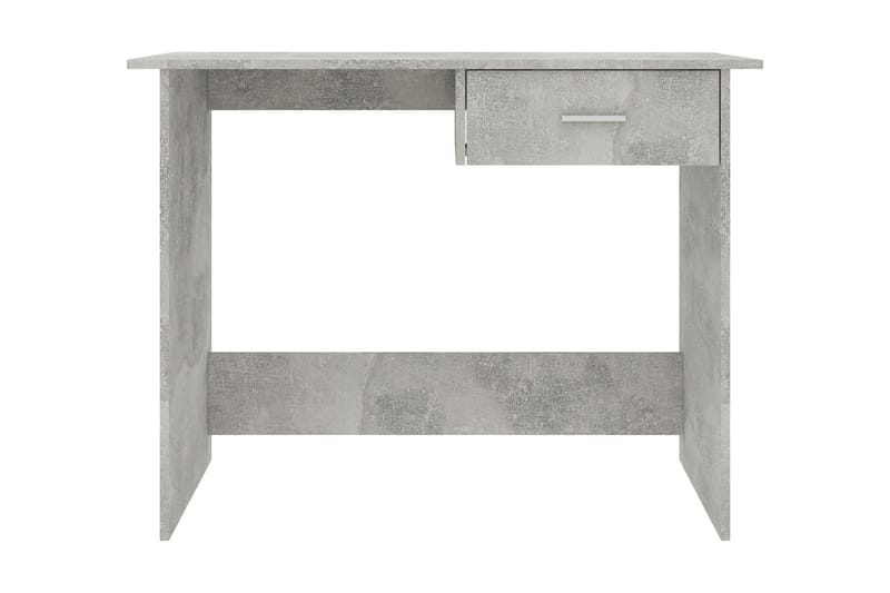 Skrivebord betonggrå 100x50x76 cm sponplate - Grå - Møbler - Bord - Kontorbord - Skrivebord