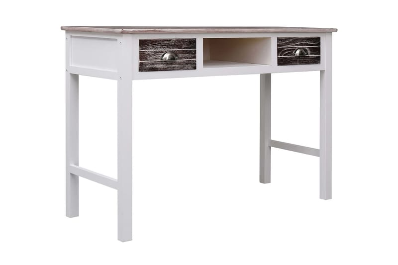 Skrivebord brun 110x45x76 cm tre - Brun - Møbler - Bord - Kontorbord - Skrivebord