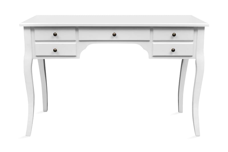 Skrivebord fransk med buede ben treverk - Møbler - Bord - Kontorbord - Skrivebord