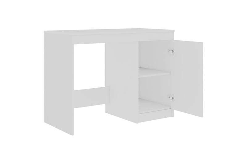 Skrivebord hvit 100x50x76 cm sponplate - Hvit - Møbler - Bord - Kontorbord - Skrivebord