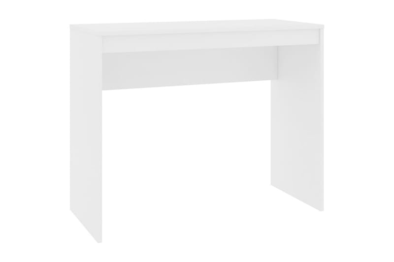 Skrivebord hvit 90x40x72 cm sponplate - Møbler - Bord - Kontorbord - Skrivebord