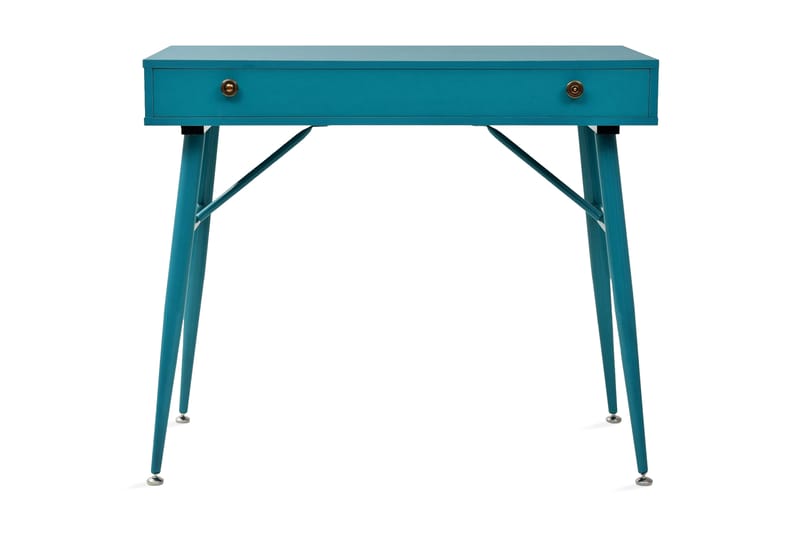 Skrivebord med skuff 90x50x76,5 cm antikkgrønn - Oppbevaring - Skap - Oppbevaringsskap