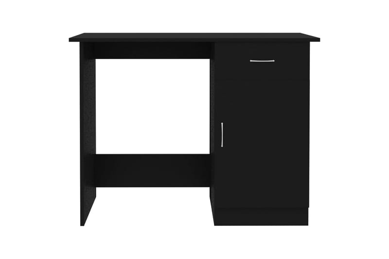 Skrivebord svart 100x50x76 cm sponplate - Svart - Møbler - Barnemøbler - Barnestol - Skrivebordstol barn