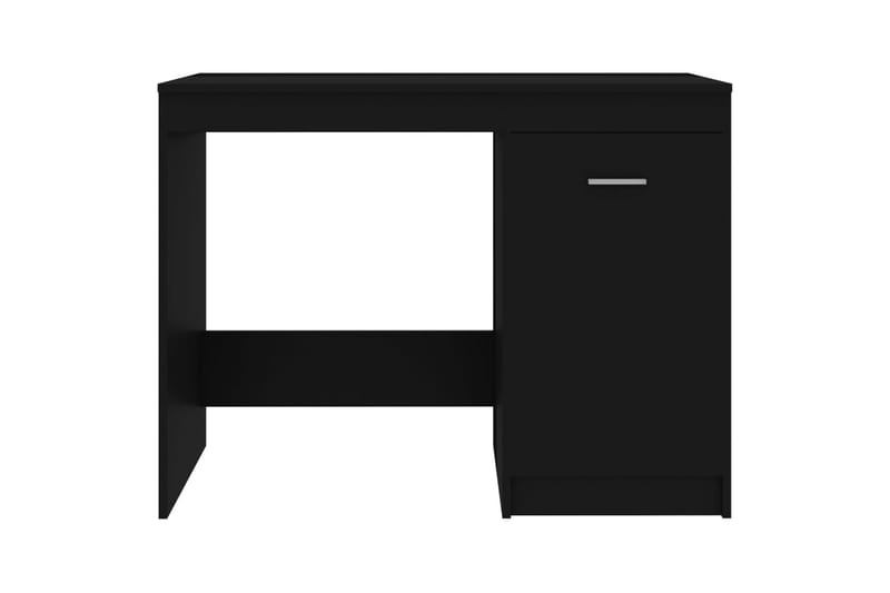 Skrivebord svart 100x50x76 cm sponplate - Svart - Møbler - Bord - Kontorbord - Skrivebord