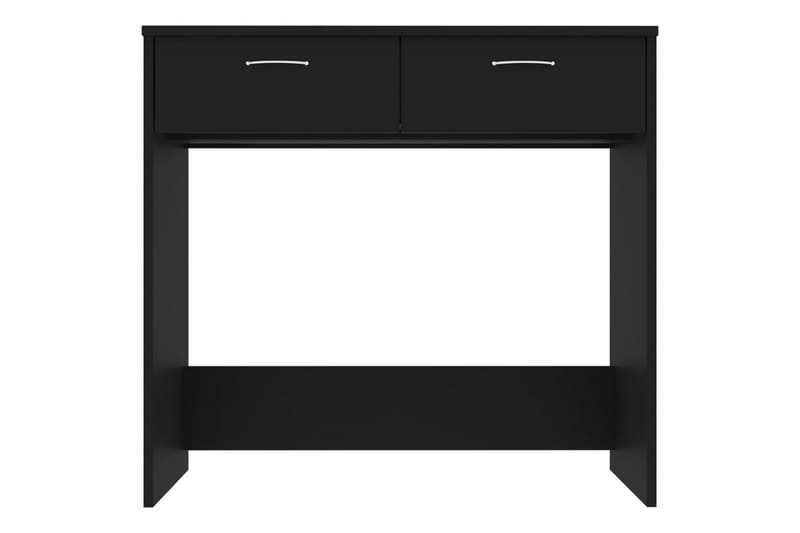 Skrivebord svart 80x40x75 cm sponplate - Svart - Møbler - Bord - Kontorbord - Gamingbord