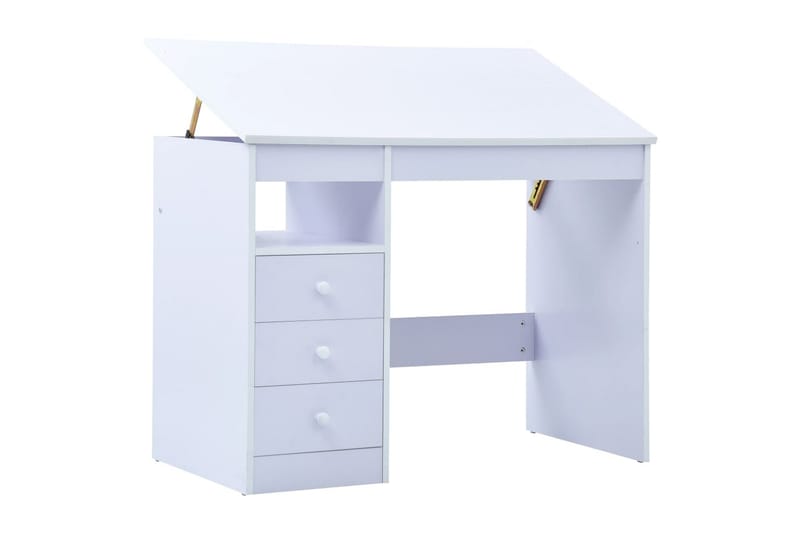 Tegnebord for barn vippbart hvit - Møbler - Bord - Kontorbord - Skrivebord