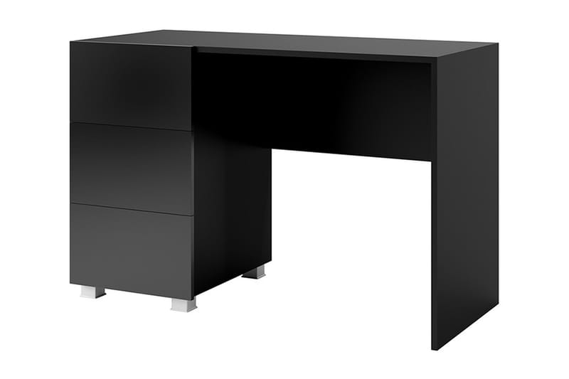 Tessan Skrivebord 110 cm med Oppbevaring - Svart - Møbler - Bord - Sofabord