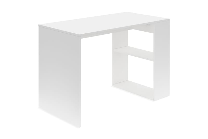 Ulvsryd Skrivebord 112 cm med Oppbevaringshyller - Hvit - Møbler - Bord - Kontorbord - Skrivebord
