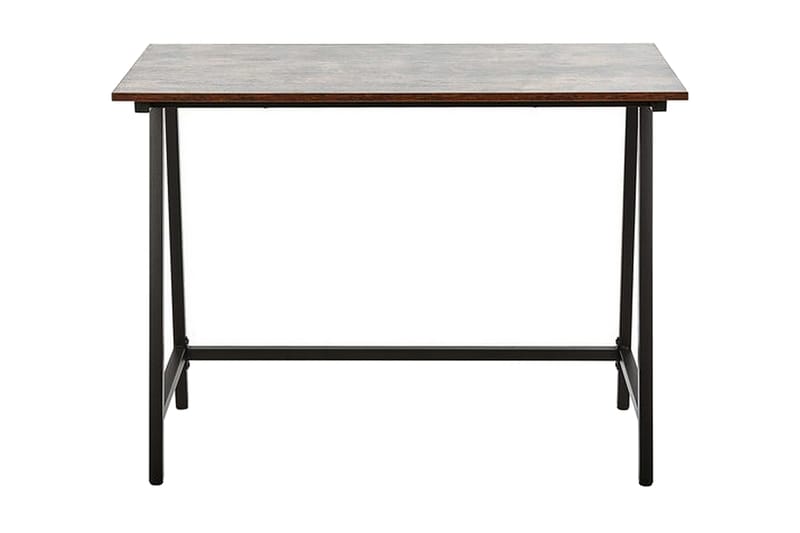 Vilseck Skrivebord 100 cm - Mørkebrun/Svart - Møbler - Bord - Kontorbord - Skrivebord