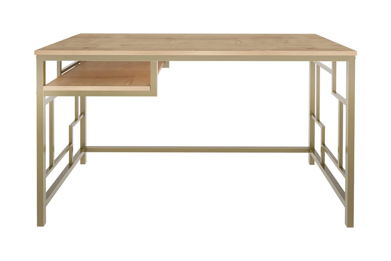 Vinresk Skrivebord 60x74,8x120 cm - Gull/Brun - Møbler - Bord - Kontorbord - Skrivebord