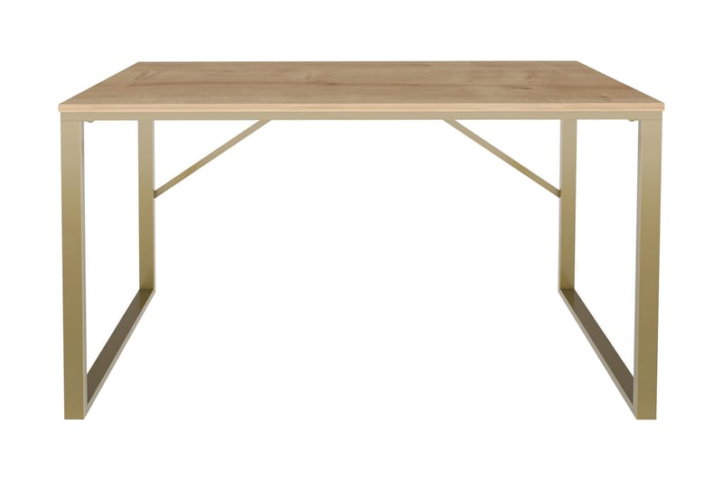 Vinresk Skrivebord 60x74x120 cm - Gull/Brun - Møbler - Bord - Kontorbord - Skrivebord