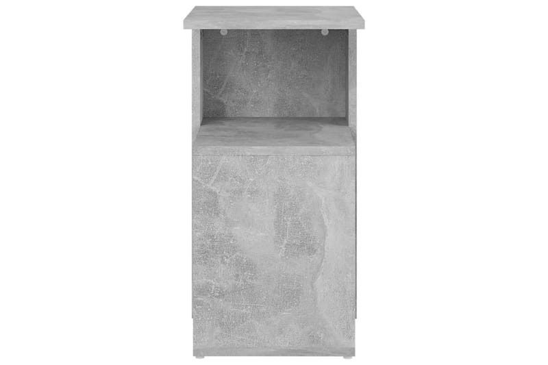 Sidebord betonggrå 36x30x56 cm sponplate - Grå - Møbler - Bord - Lampebord & sidebord