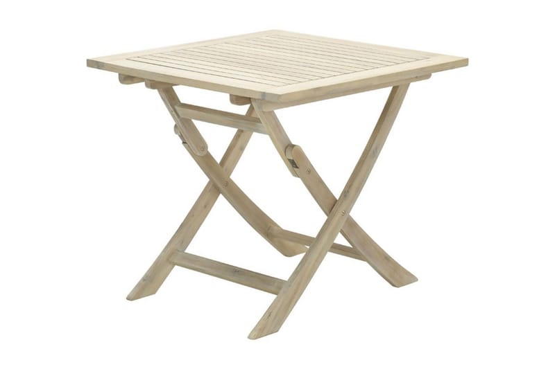 Kent Klaffebord 80 cm Brun/Whitewash - Garden Impressions - Møbler - Bord - Sammenleggbart bord