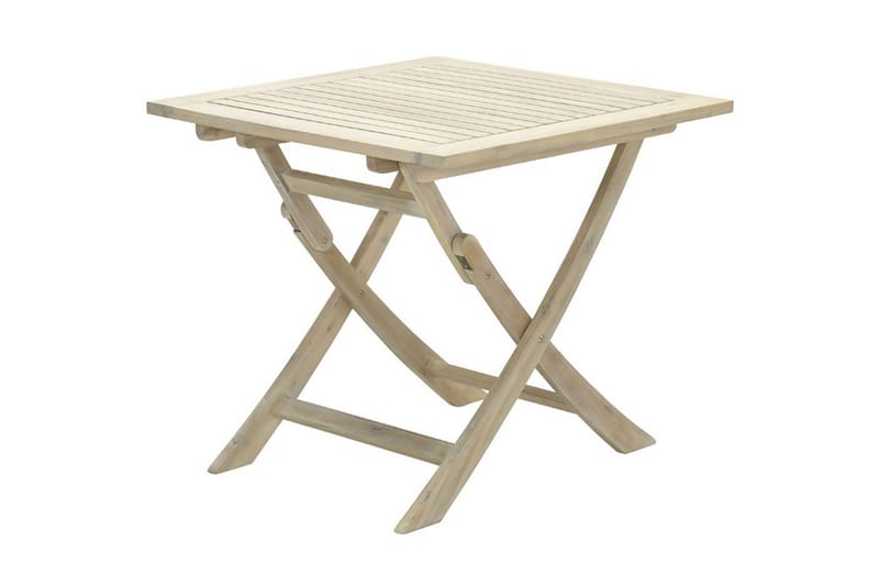 Kent Klaffebord 90 cm Brun/Whitewash - Garden Impressions - Møbler - Bord - Sammenleggbart bord