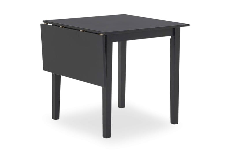 Sander Forlengningsbart Spisebord 75 cm med Klaff - Svart - Møbler - Bord - Spisebord & kjøkkenbord