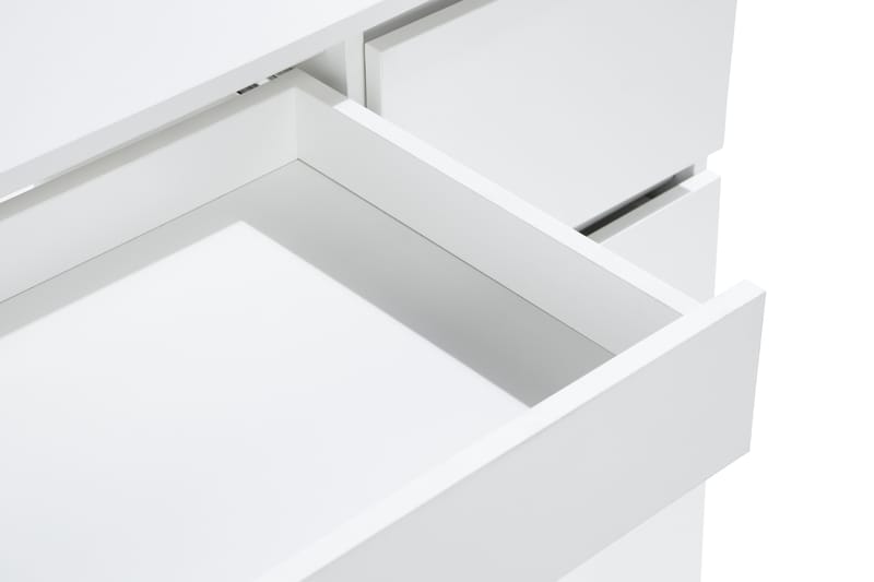 Emtefall Sminkebord 94 cm med LED-Belysning - Hvit - Møbler - Bord - Sminkebord & toalettbord