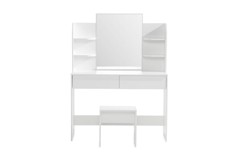 Harrsele Sminkebord 108 cm - Hvit - Møbler - Bord - Sminkebord & toalettbord - Sminkebord med speil