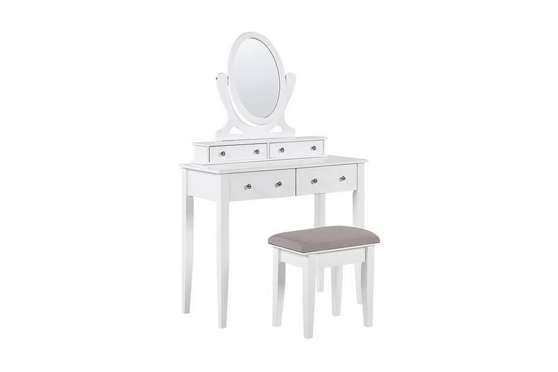 Luniere Toalettbord 90 cm - Hvit - Møbler - Bord - Konsollbord & avlastningsbord - Sengebord & nattbord