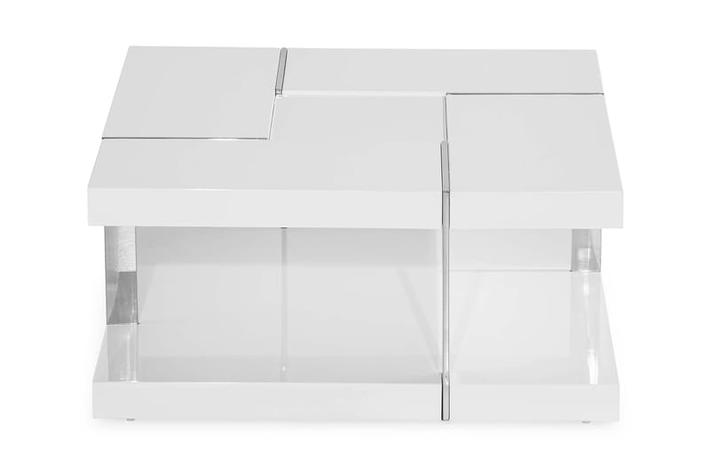 Coffee table with high gloss top and white - Møbler - Bord - Sofabord