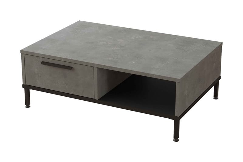 Cranner Sofabord 90 cm - Sølv/Svart - Møbler - Bord - Sofabord