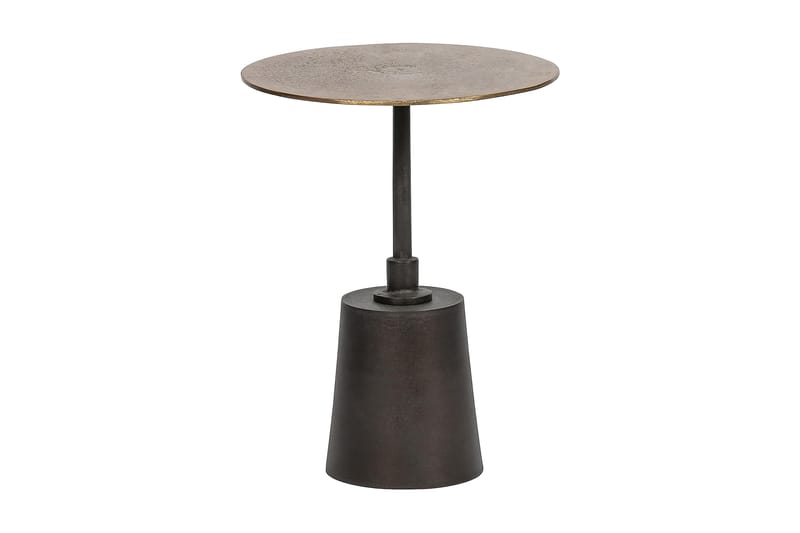 Crusheen Settbord 33 cm Rundt - Antikk Messing/Sølv - Møbler - Bord - Sofabord