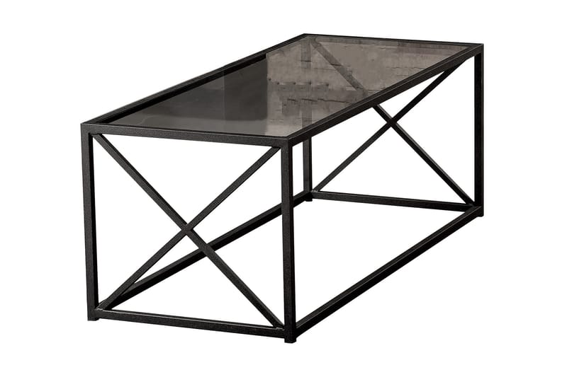 Dejeforsbruk Sofabord 120 cm - Glass/Svart - Møbler - Bord - Sofabord