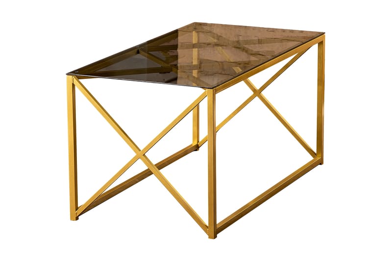 Dejeforsbruk Sofabord 120 cm - Gull - Møbler - Bord - Sofabord