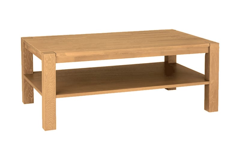 Demottte Sofabord 110 cm med Oppbevairngshylle - Eikefiner - Møbler - Bord - Kontorbord - Tegnebord