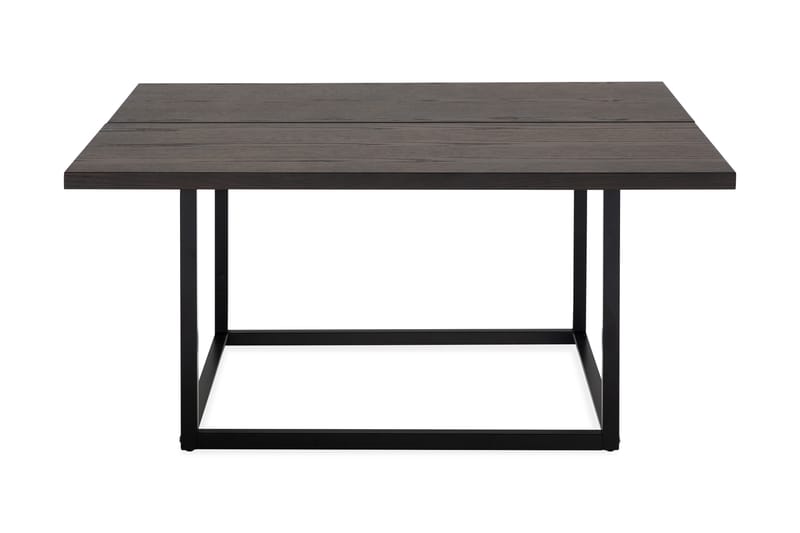 Holk Sofabord 95 cm - Mørkebrun/Mattsvart - Møbler - Bord - Sofabord