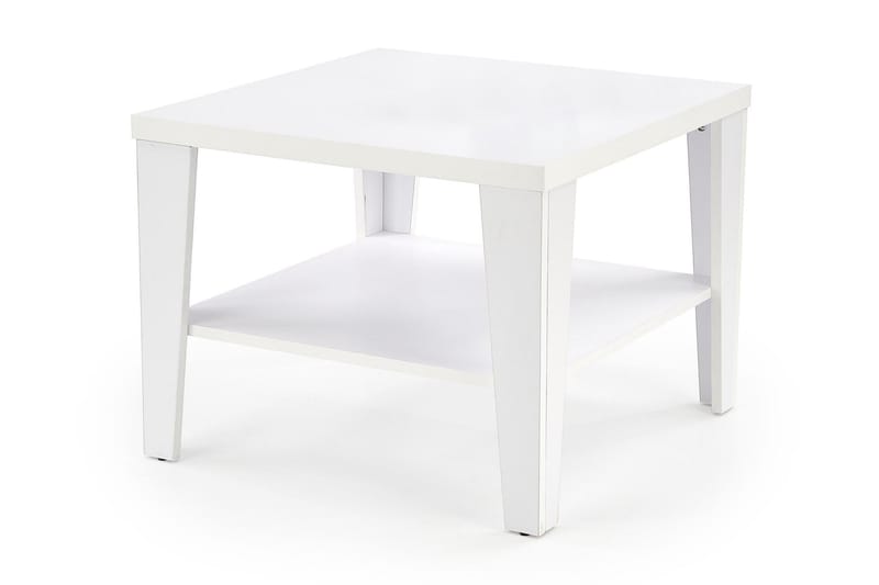 Mantras Sofabord 70 cm med Oppbevaringshylle - Hvit - Møbler - Bord - Sofabord