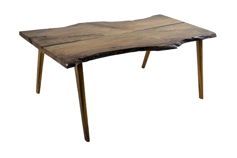 Massive Design Sofabord 86 cm - Valnøtt - Møbler - Bord - Konsollbord & avlastningsbord - Lampebord &