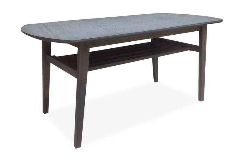Nurrholm Sofabord 120 cm med Oppbevaringshylle - Svart/Grå - Møbler - Bord - Spillebord - Bordtennisbord