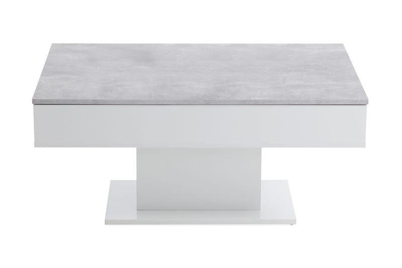 Pacak Sofabord 100 cm - Betonggrå/Hvit - Møbler - Bord - Spisebord & kjøkkenbord
