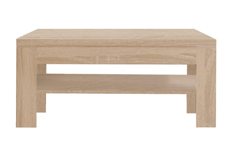 Perkhill Sofabord 120 cm med Oppbevaringshylle - Natur - Møbler - Bord - Sofabord