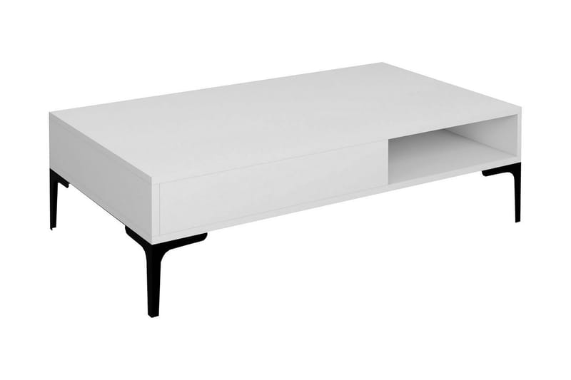 Poko Sofabord 105x32,6x105 cm - Hvit - Møbler - Bord - Sofabord