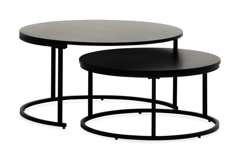 Quinteria Settbord - Svart - Møbler - Stoler & lenestoler - Spisestuestoler & kjøkkenstoler