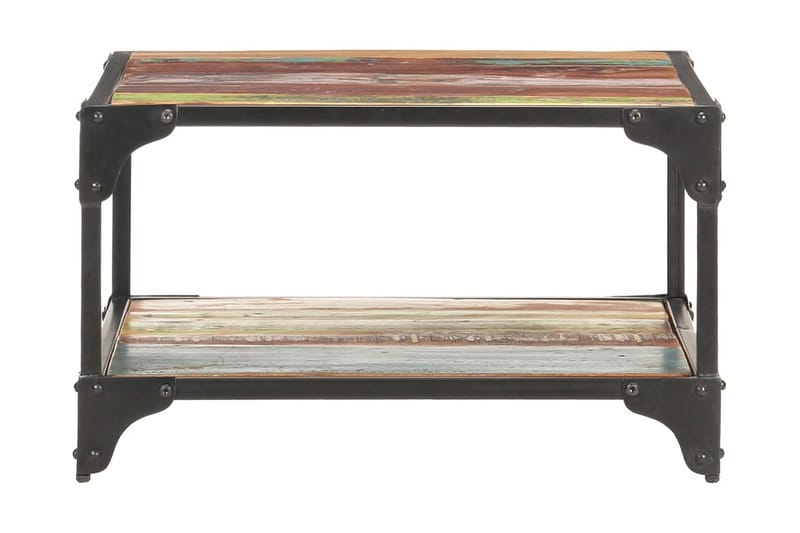 Salongbord 60x60x35 cm gjenvunnet heltre - Møbler - Bord - Sofabord
